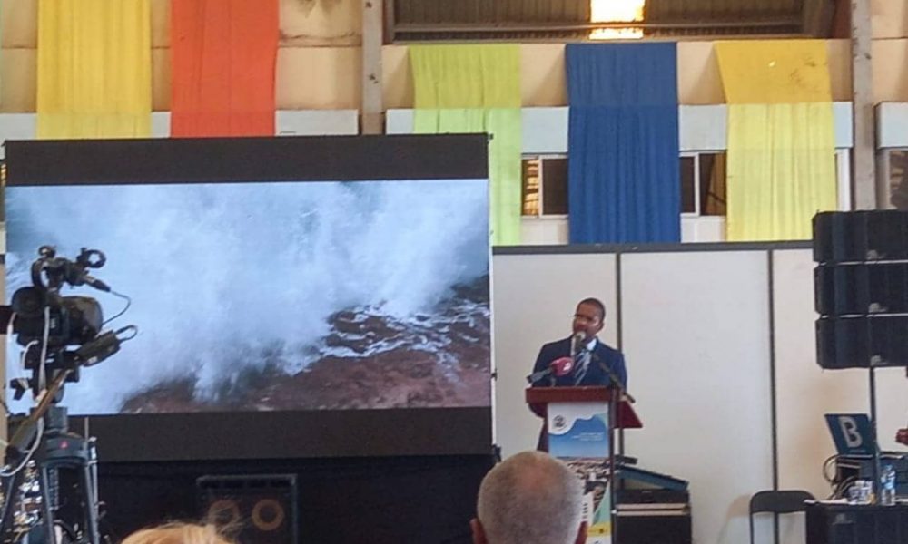 Presidente Miguel Rosa discursa na Feira Checa em Cabo Verde
